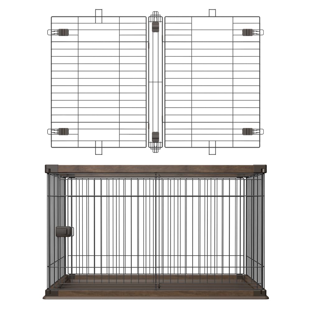 Amazon | アイリスオーヤマ 犬 サークル ウッディサークル