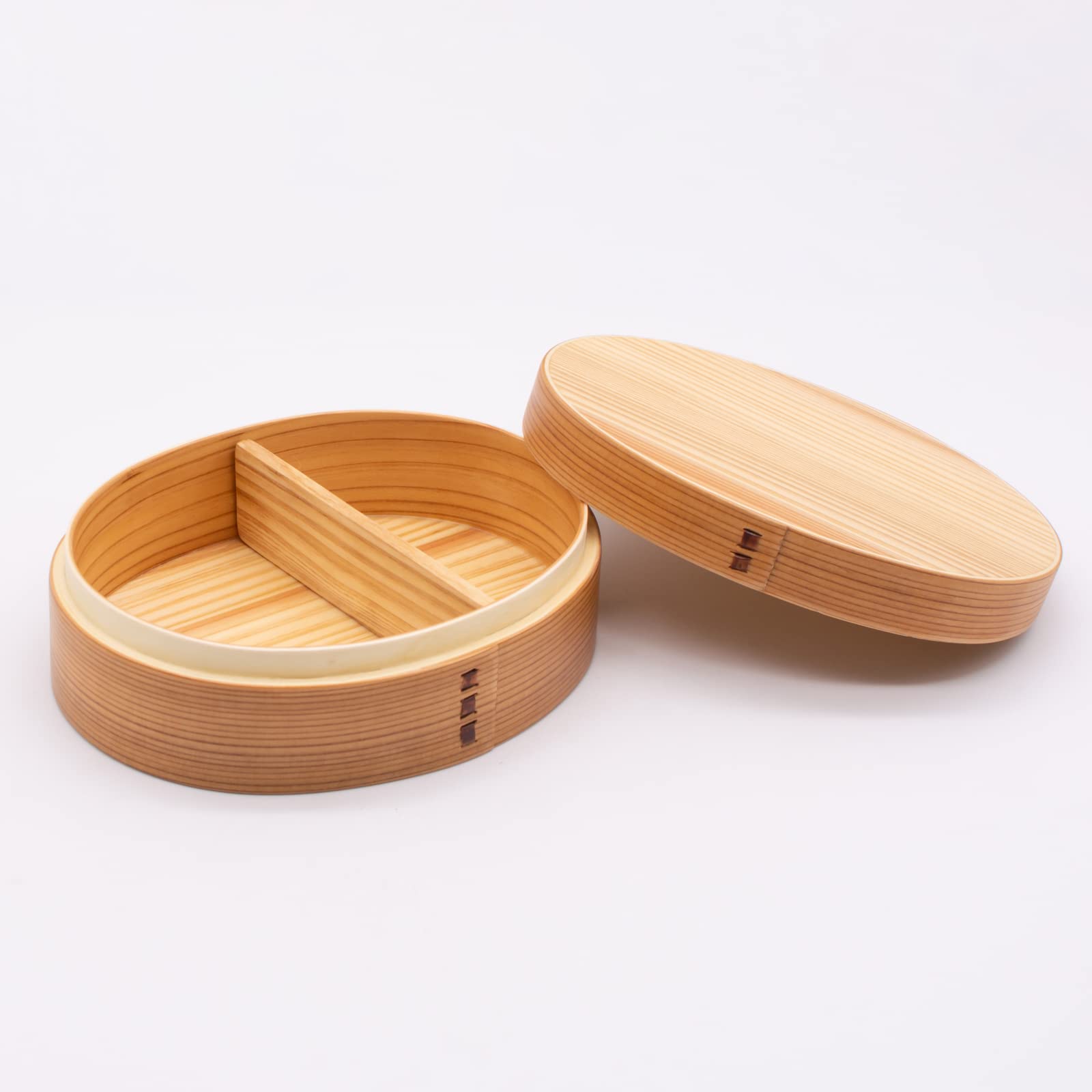 Amazon｜曲げわっぱ 弁当箱 木製 杉の木 約15×12cm ランチボックス
