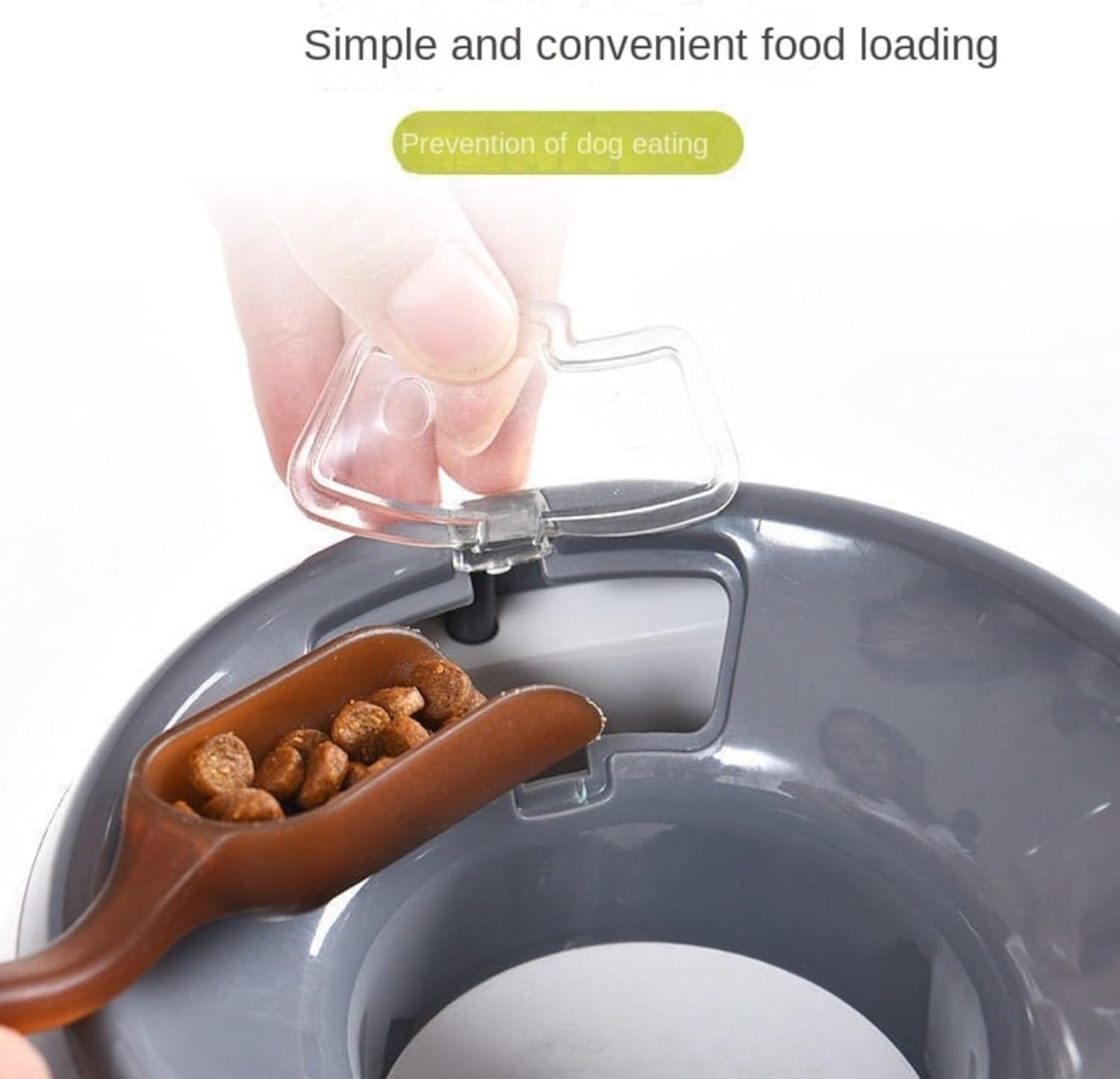 Feedless Training Device with 2 Tennis Balls, Automatic Pitching Snack Reward Machine, Small and Medium-Sized Dog Puzzle Toys, Indoor and Outdoor Dual-Purpose Ball Thrower