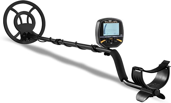 8260 Metal Detector for Adults Professional, Pinpoint Metal Detectors Waterproof Gold, Higher Accuracy, Bigger LCD Display, 10" IP68 Coil, New Advanced DSP Chip Black