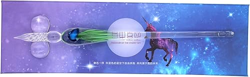 Miniatura 4 de Gullor Jellyfish - Bolígrafo de cristal de borosilicato, bolígrafo de cristal de borosilicato, juego de tinta, verde