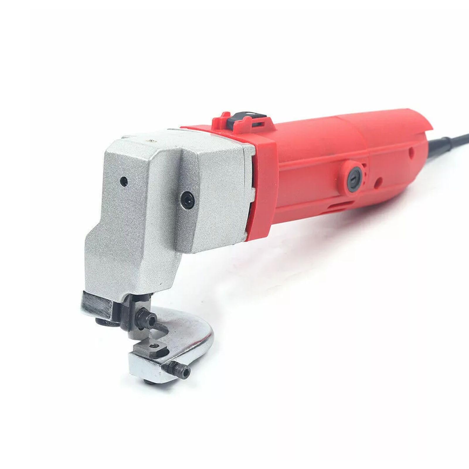 Nożyce elektryczne 220 V: wydajne nożyce metalowe do karoserii, obróbki metalu i warsztatu domowego, tnie stal do 2,5 mm, aluminium do 3 mm