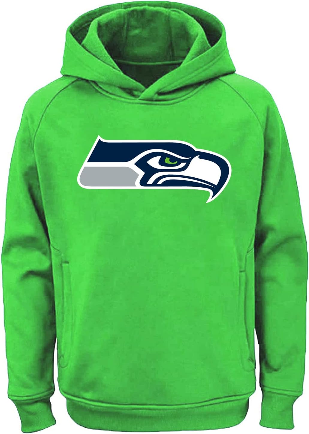 NFL Kids Youth 8-20 Team Color Alternate Polyester Performance Primary Logo Pullover Sweater Sweatshirt Hoodie