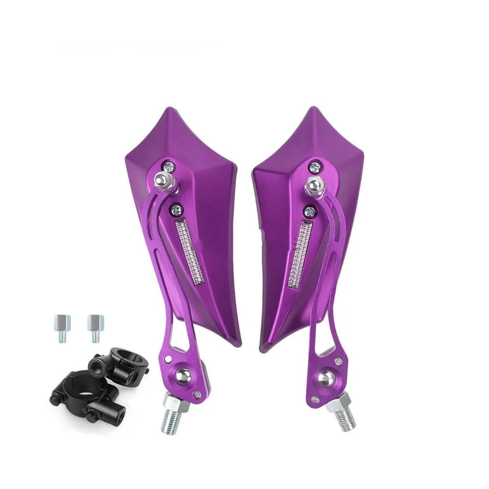 Rückseitenspiegel Universal 10mm Adapter 7/8 "Für Roller Moped Mountainbike Seite Spiegel Rück Elektrische Fahrrad Spiegel Mit Lenker Spiegel Seitenrückspiegel(6)