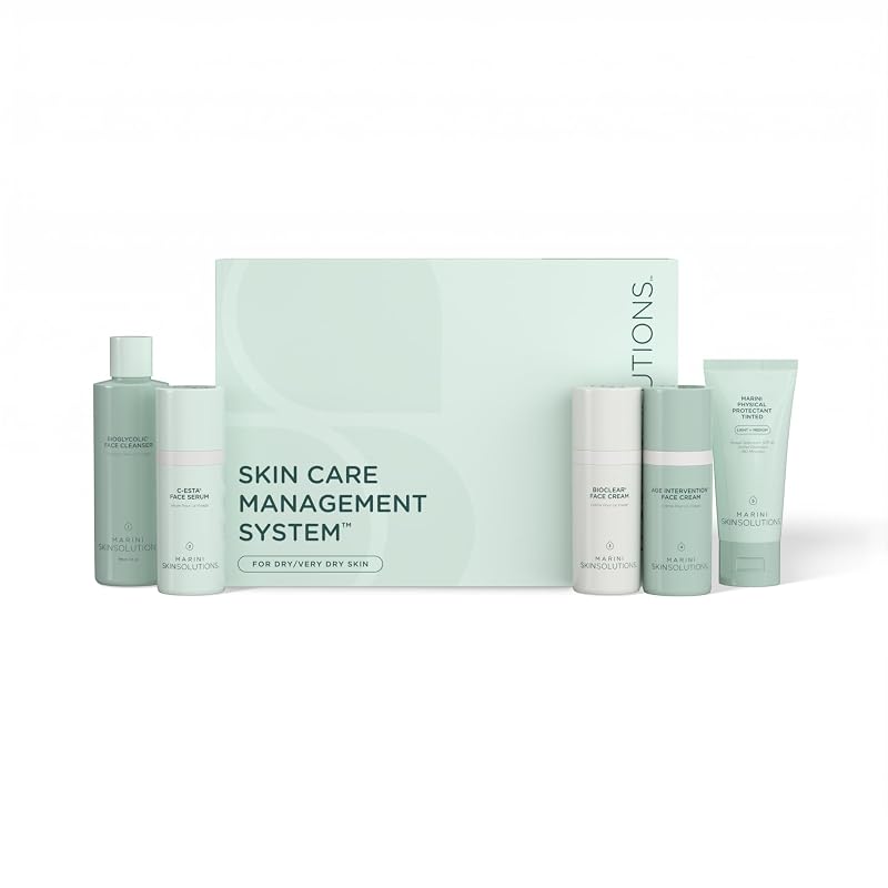 Kit de cuidados da pele Marini SkinSolutions para pele seca a muito seca