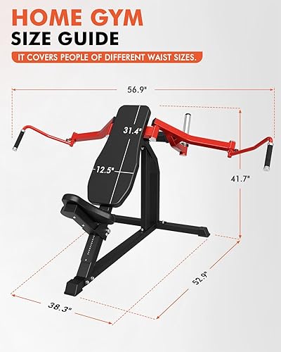 Miniatura 7 de GMWD Máquina de mosca de pecho, máquina comercial de pecho inclinado, doble función inclinada de pecho y máquina de mosca trasera Delt, equipo de