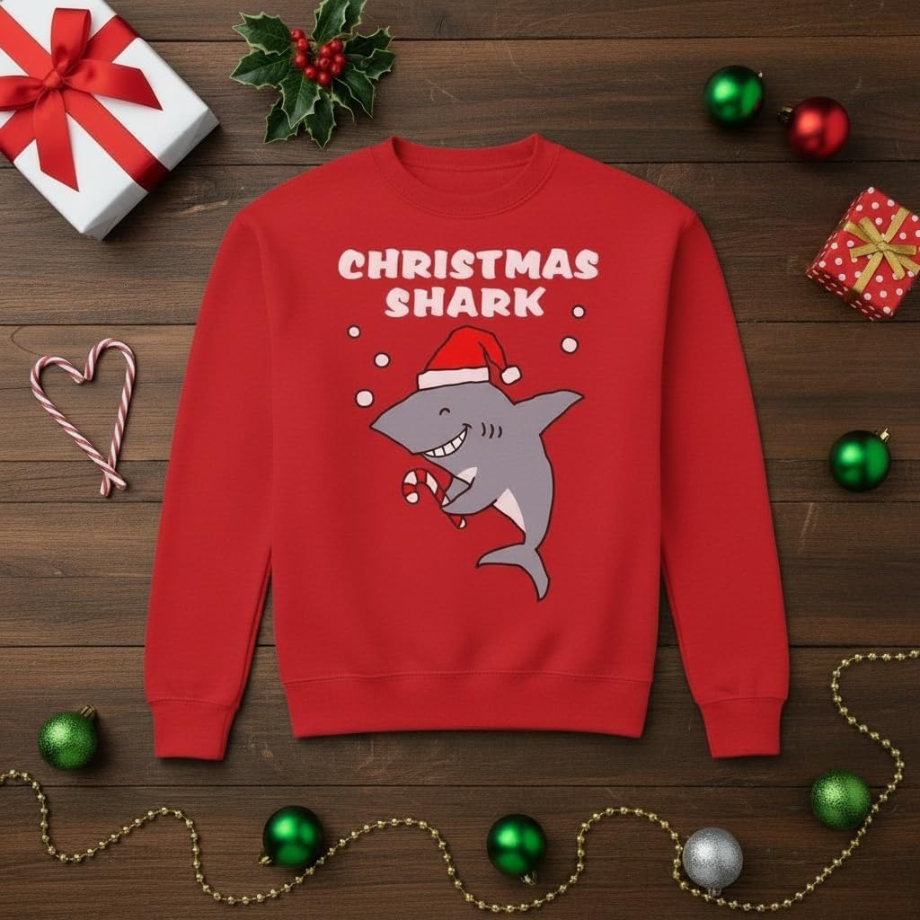 Tstars I've Been Naughty Sweatshirt Toddler Kids Ugly Christmas Sweater Style