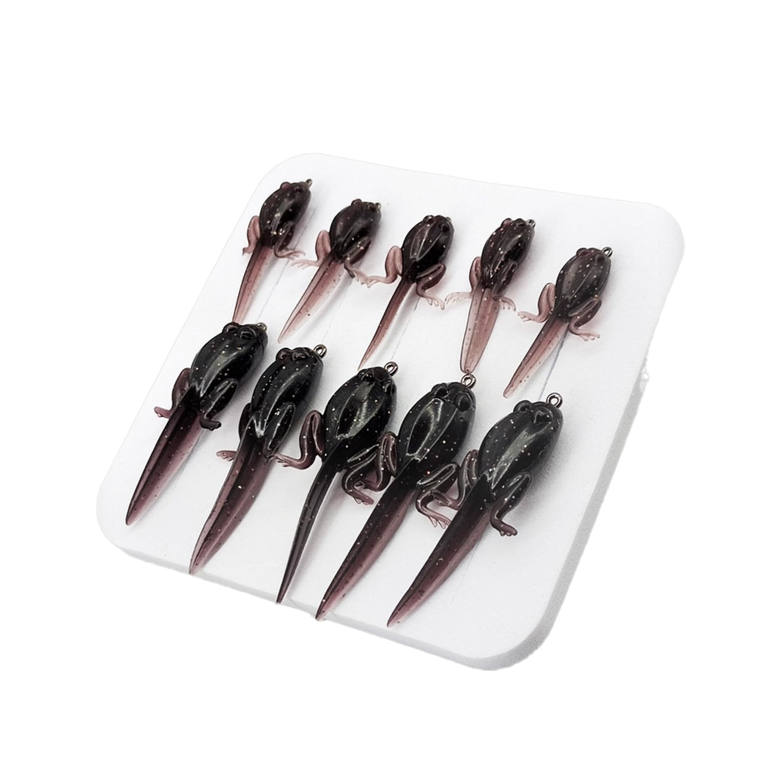 yanwuwa 10pcs Simulation Realistic Artificial Baits with Barbed Hook Tiny Baits for Trout Soft Lures Fishing Tackle Fishing Lures
