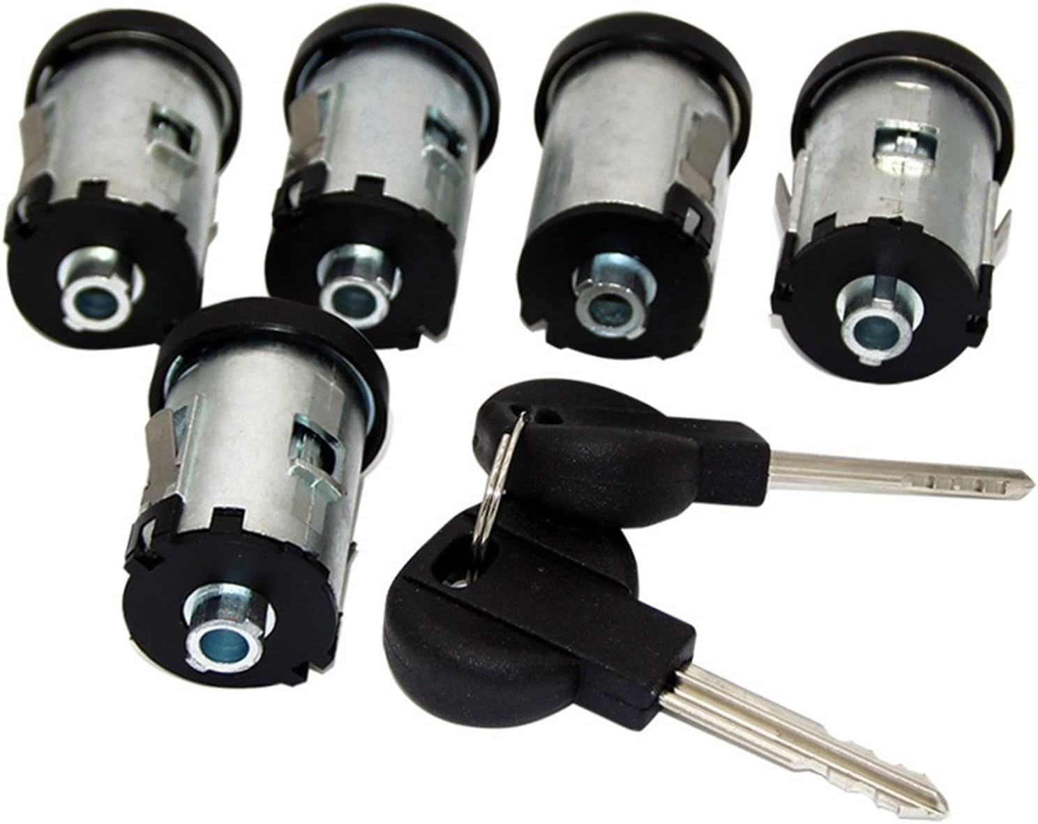 Complete Set Door Lock Barrel Set 5PCS for Peugeot 806 1994-2002 4162.L0 Door Lock Barrel Set