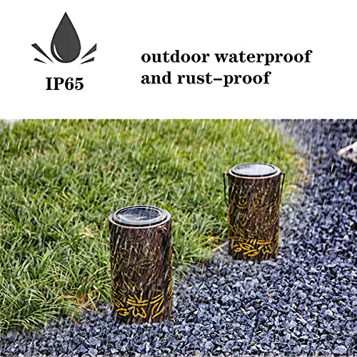 Yuefa New Upgrade Solar Lanterns Outdoor Waterproof, Hanging Solar Garden Lights Lantrens,For Diy Garden Patio Holiday And Outdoor Large Lawn Decoration #TOP5