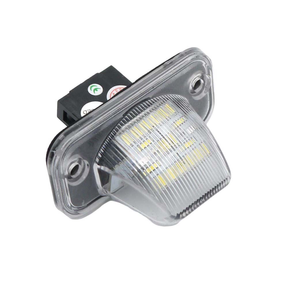 PolarLander 2Pcs 18SMD LED Número de matrícula Lámpara de luz para V/W Transporter T4 / Caravelle MK4 / Multivan Passat B5 B6 Combi Eurova