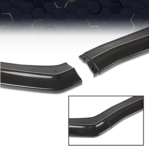 Miniatura 6 de PIT66 Kit de 3 piezas de parachoques delantero compatible con Subaru WRX STI CS-Style pintado 2015-2021