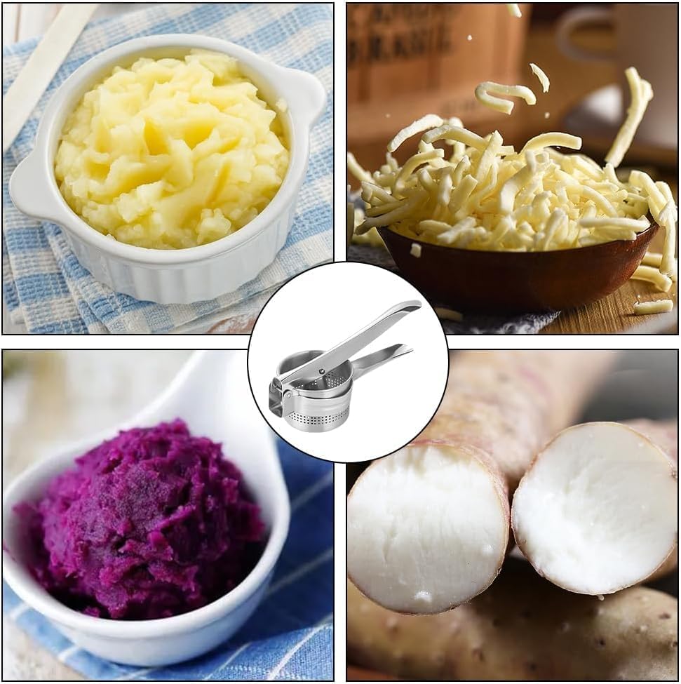 Miniatura 4 de Exprimidor de limón de acero inoxidable, exprimidor manual de cítricos, valor por dinero, cómodo agarre ergonómico para extracción eficiente de jugo