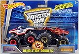 2016 Hot Wheels Monster Jam Demolition Doubles - Captain America Vs. Iron Man 1:64 Scale