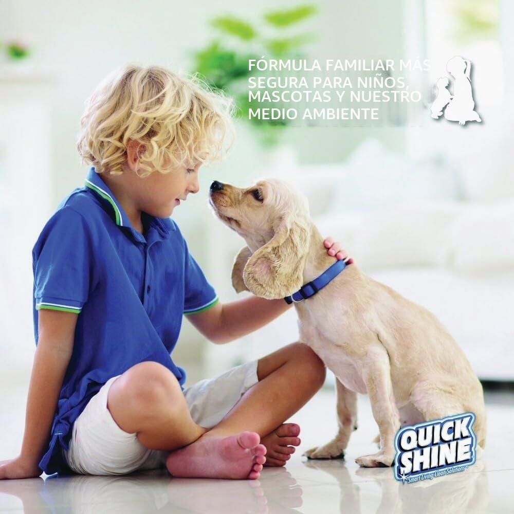 Quick Shine - Abrillantador para suelos de madera, 800 ml