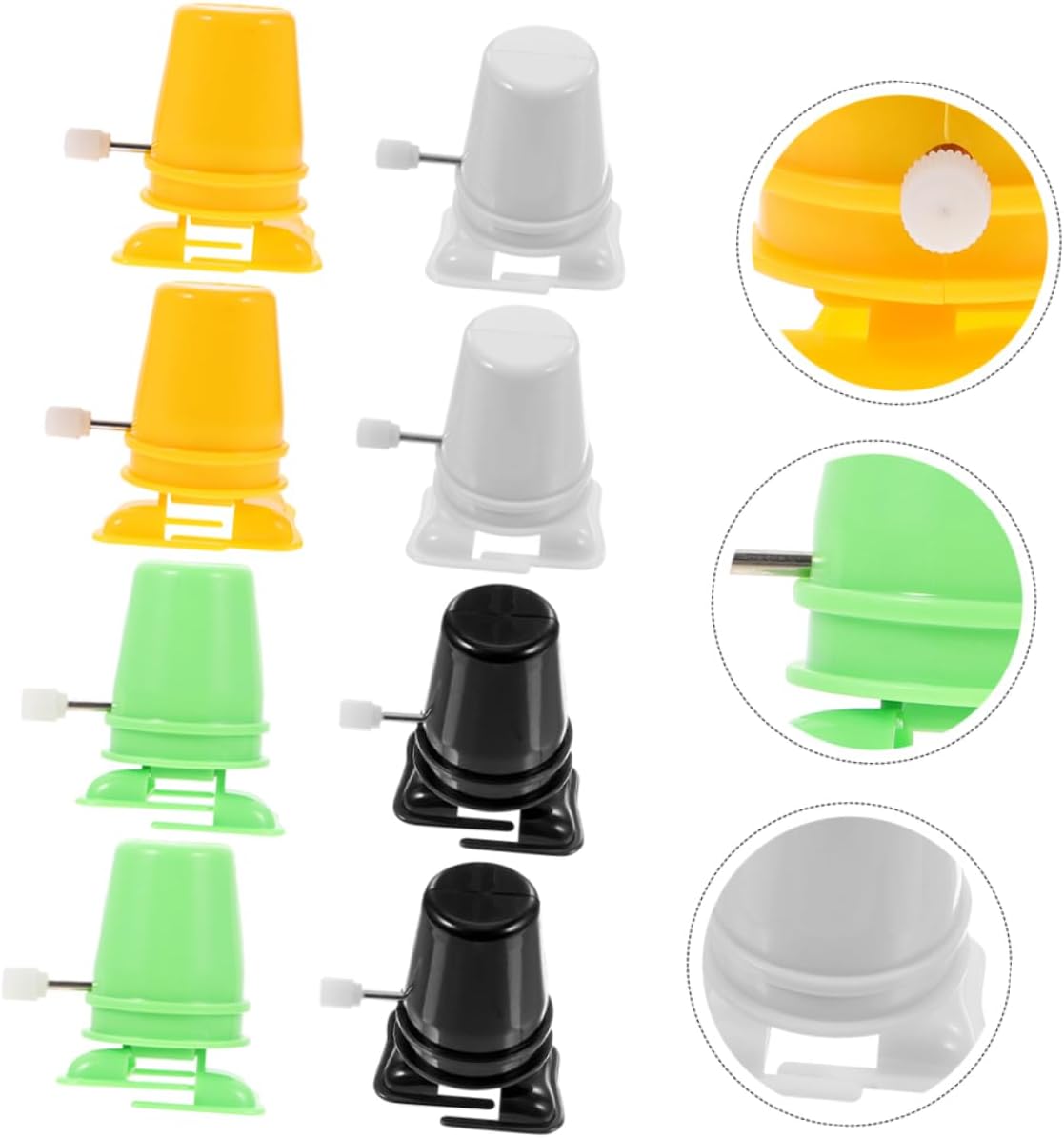 60pcs Replaceable Clockwork Robot Movements for Walking Toy Mechanisms Movements Grey for Crafting Fun