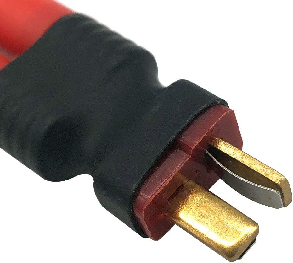 FLY RC 5pcs T Male to HXT 4mm Connector No Wires RC LiPo Battery Connector Adapters for Redcat RC Cars Trucks Crawlers Buggies