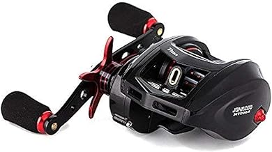 CARRETILLA DE PESCA TITAN BAITCASTING DE JOHNCOO Max Drag 13 Kgs Carretilla Pesada para Pesca en Agua Salada y Dulce