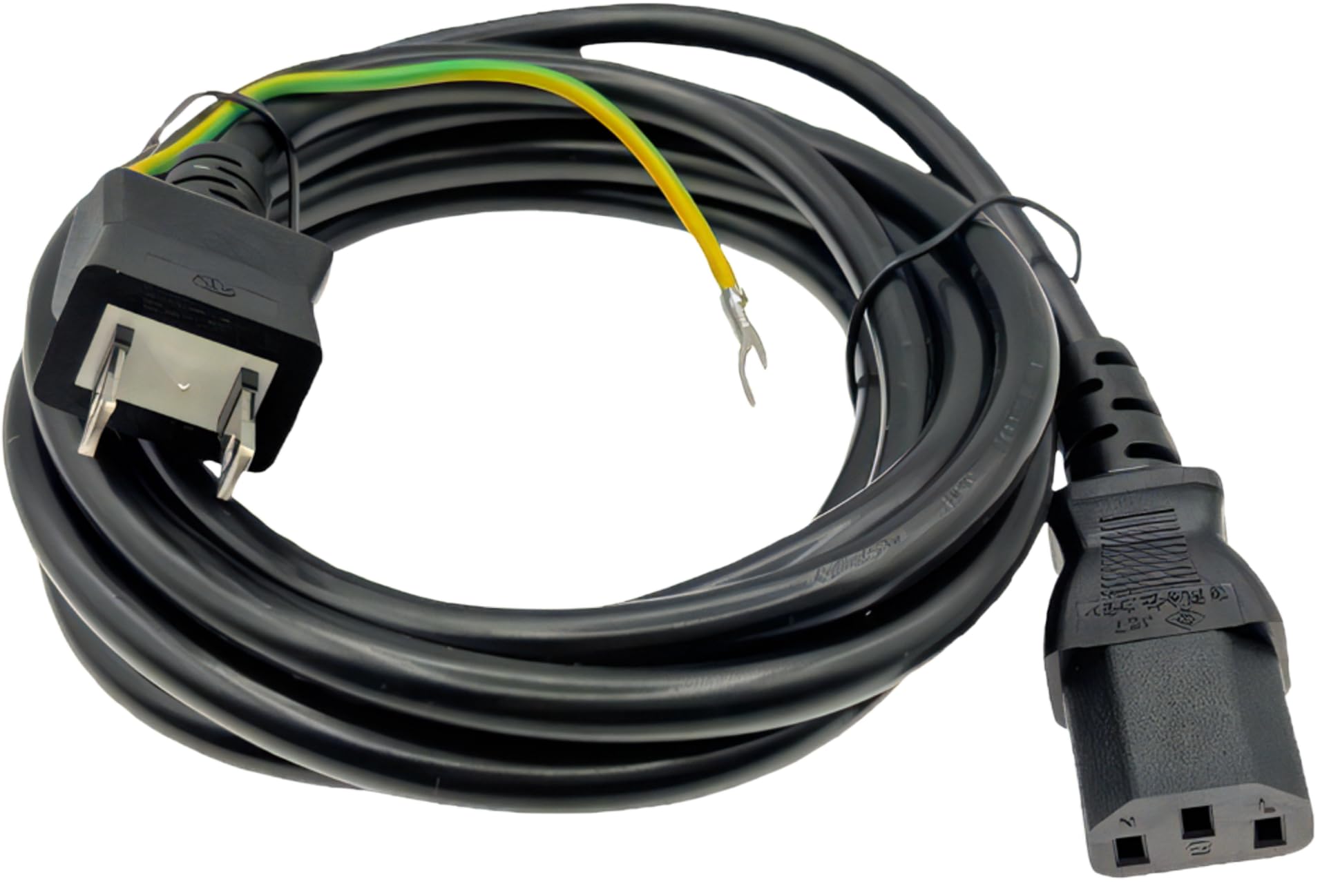 Amazon | 【COMON(カモン)製】電源ケーブル(2P-3P/アース付：オス/メス