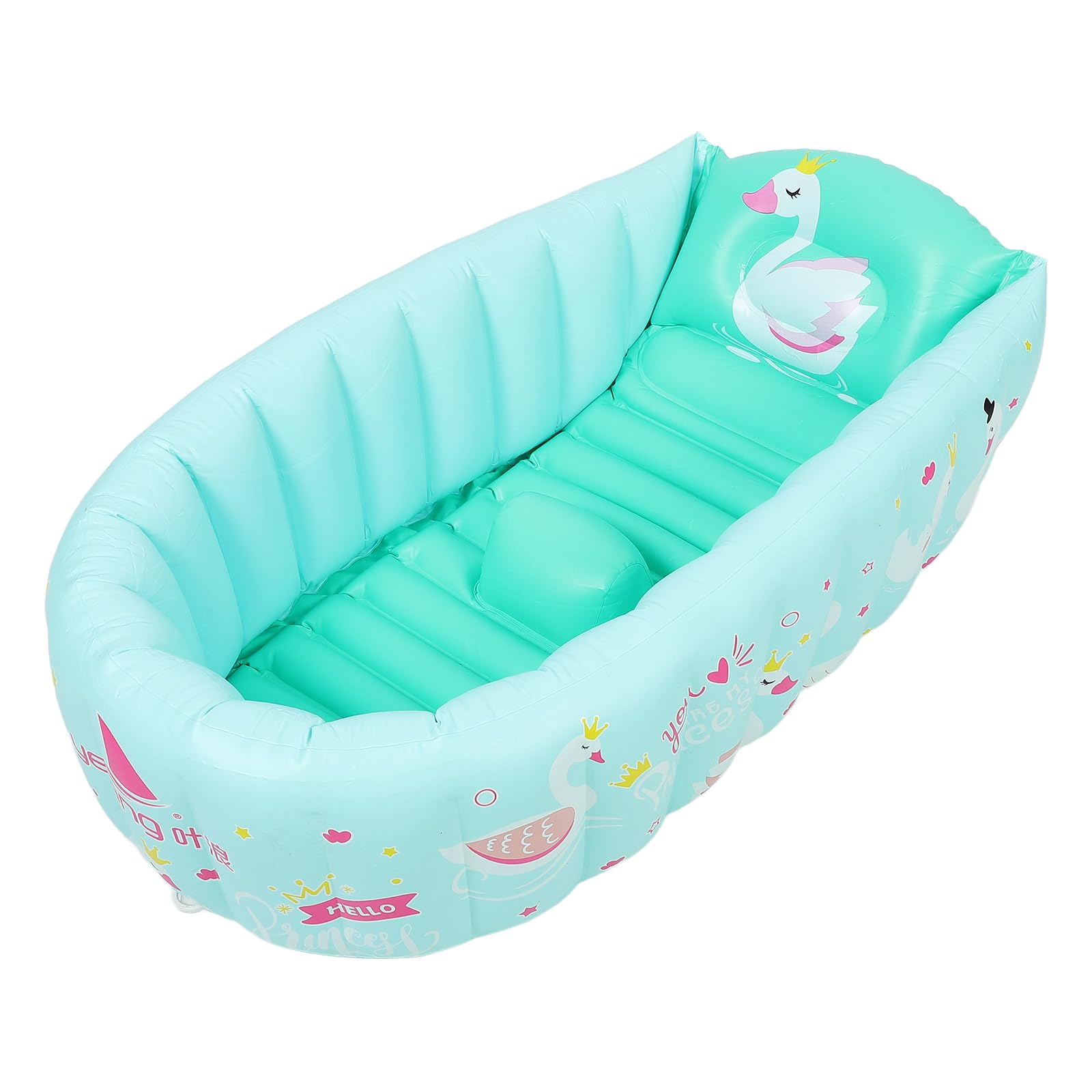 Bañera inflable fácil de almacenar de PVC para bebés con patrón animado 8