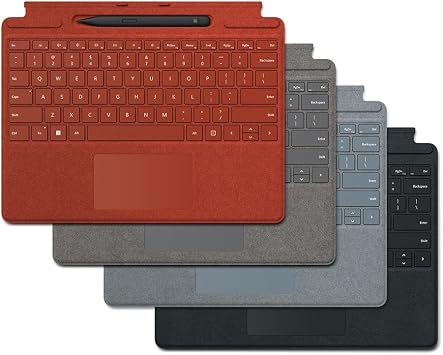 Microsoft Surface Pro X Signature Type Cover Keyboard with Pen - Black - QSW-00003