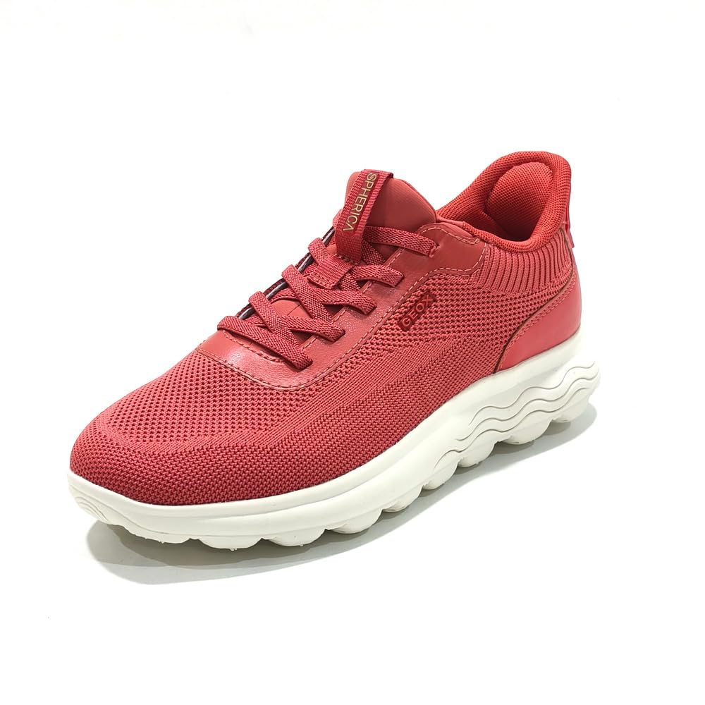 Geox Women's D SPHERICA Plus A Trainers, Coral, 41 EU