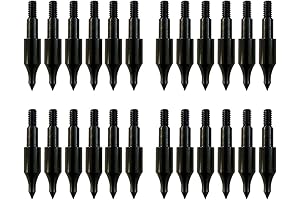 24-Piece Steel Arrow Field Points