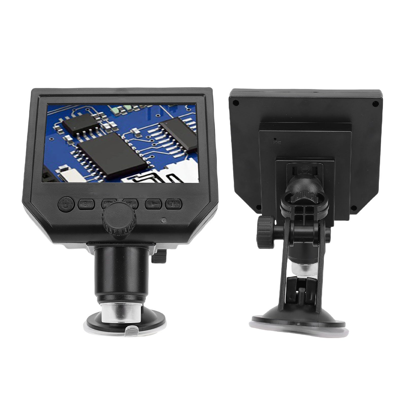 XUMIUZIY 600X Digitalmikroskop mit 4,3-Zoll-1080P-Display |AF-Autofokus für Lötarbeiten und Münzen