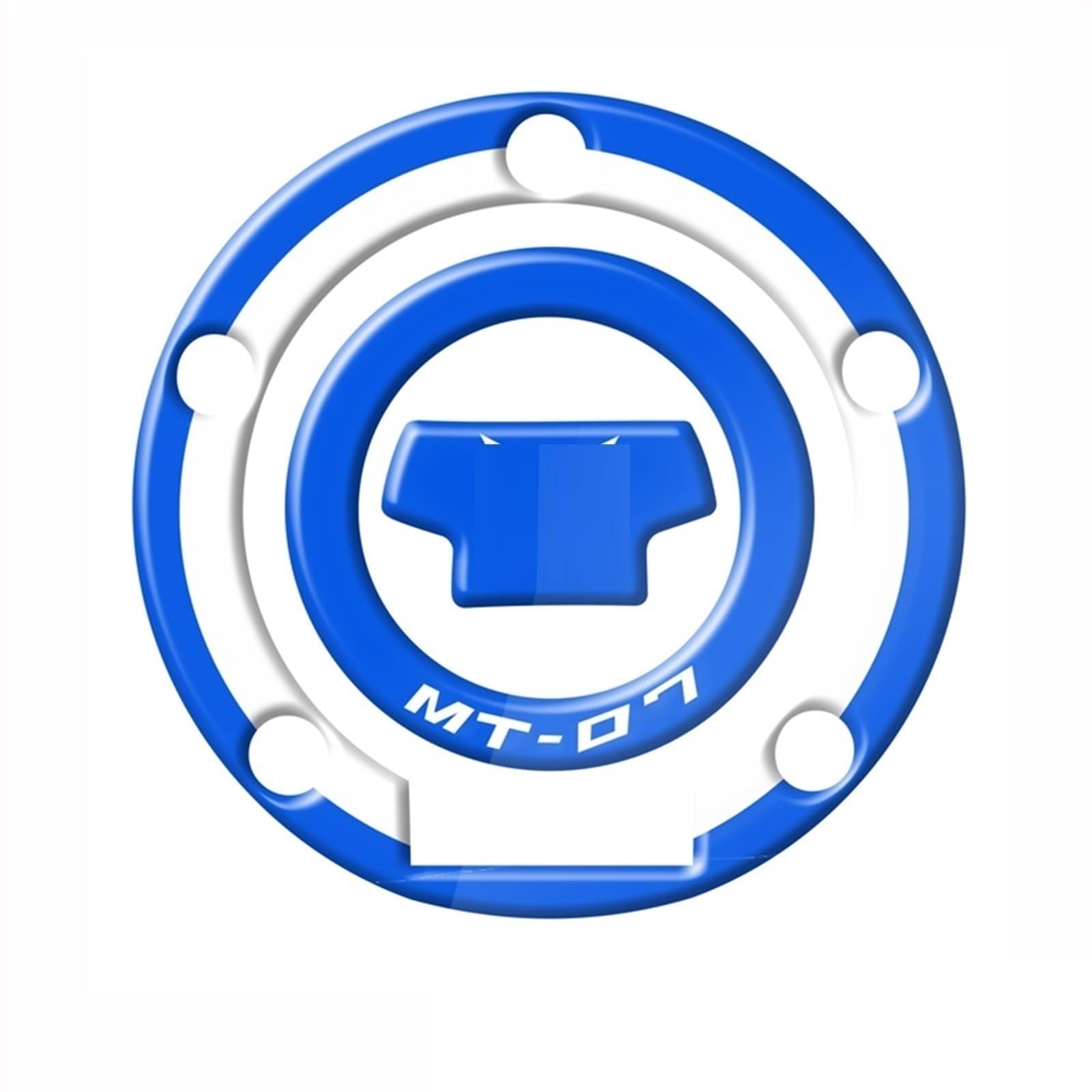 Motorcycle Fuel Tank Cap Sticker for Yamaha MT MT-07 MT-09 MT07 MT09 FZ-07 FZ-09 Decorative Protector Tank Sticker(Color6)