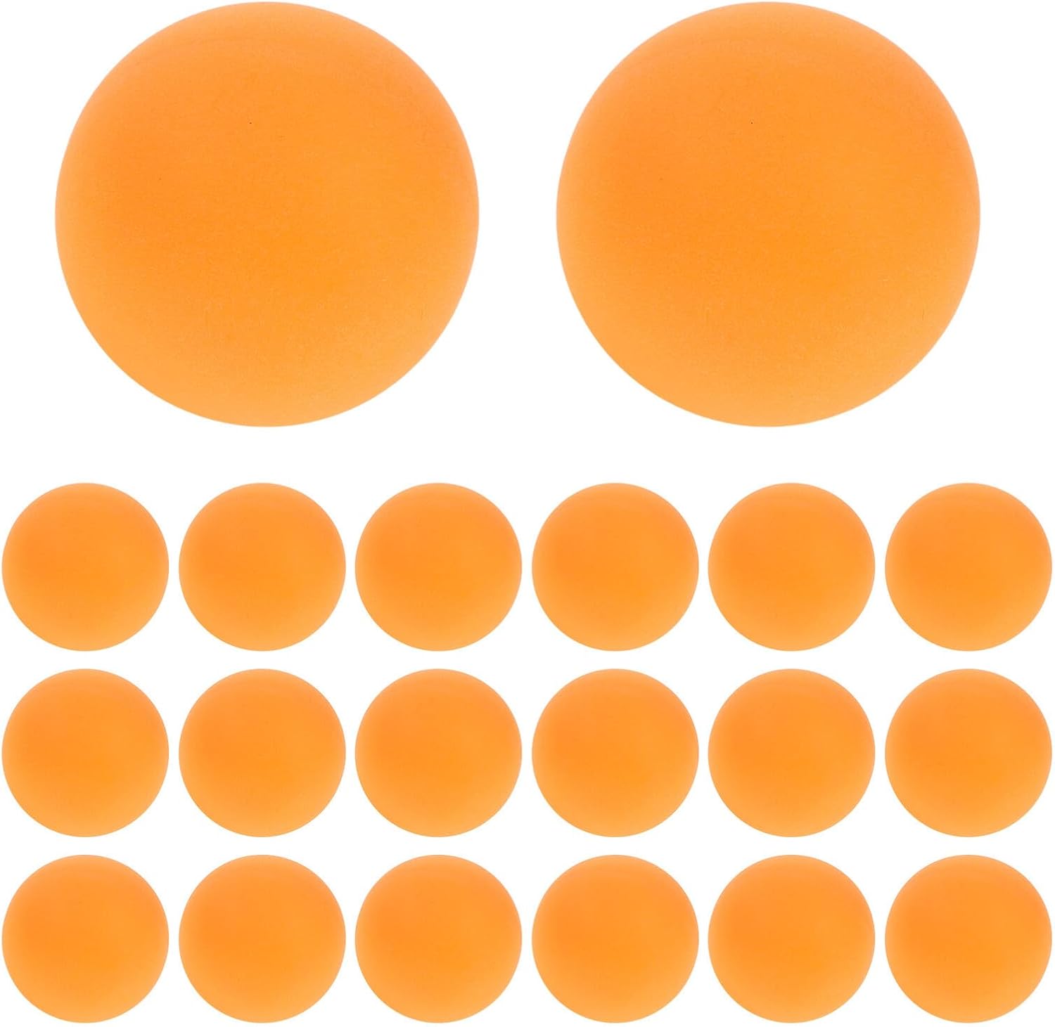 100pcs Yellow Table Tennis Balls Pingpong Balls Plastic Small Competition for Adults and Game Practice