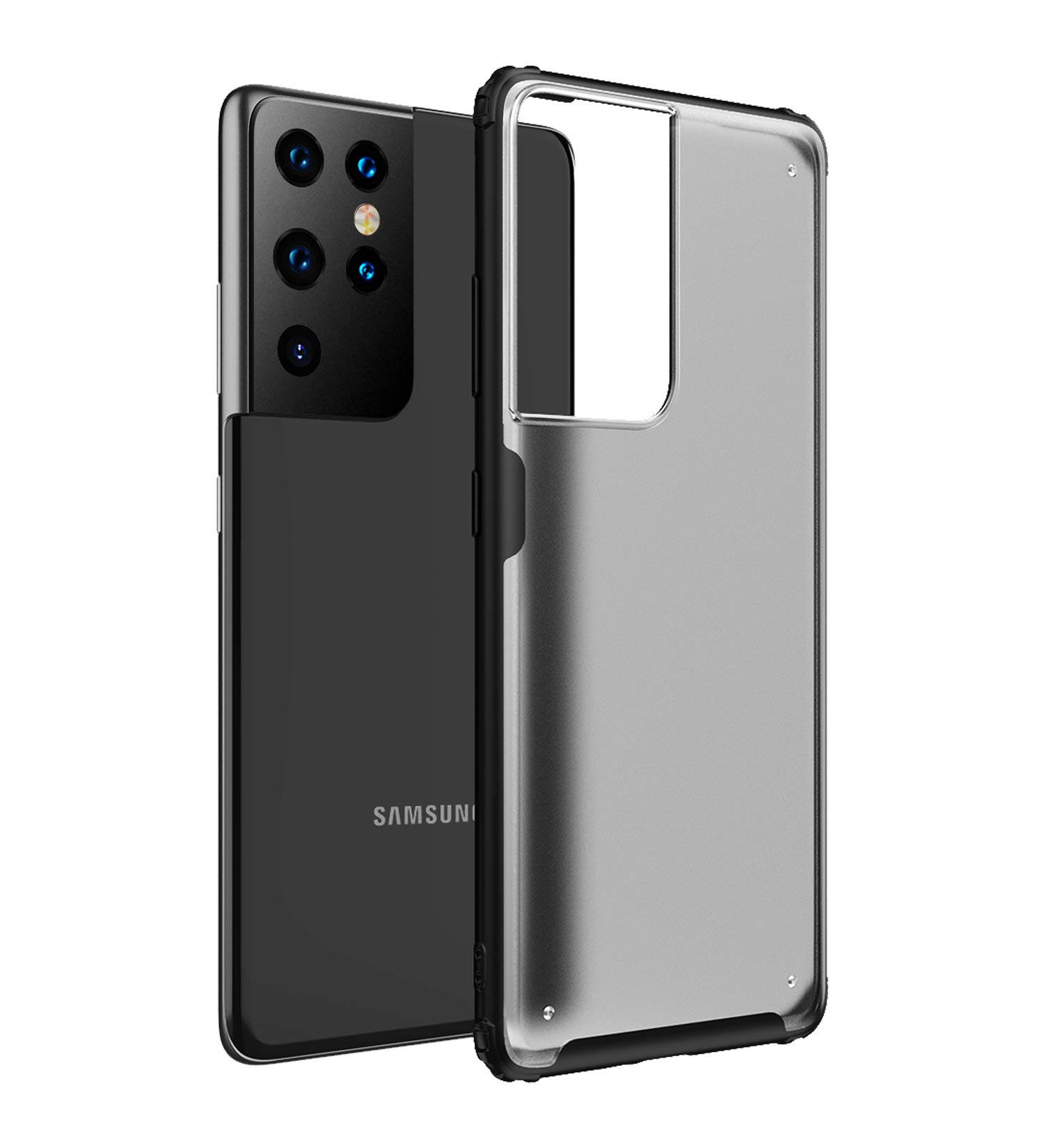 Golden Sand For Samsung Galaxy S21 Ultra Cover - Thermoplastic Polyurethane Rugged Frosted Semi Transparent PC Shock Proof Slim Back Case For Samsung Galaxy S21 Ultra, Black (B08VD8PNC4) Amazon Price History, Amazon Price Tracker