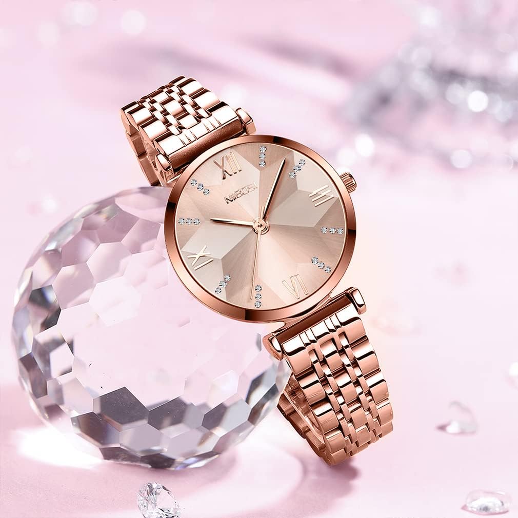 NIBOSI Women Watches Rose Gold Fashion Ladies Female Dress Luxury Simple Waterproof Stainless Girls Wife Gifts Wrist Watch - Image 7