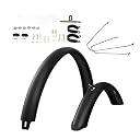 LOOM TREE® Mountain Bike Mud Guards Full Cover with Mounting Hardware Road Bike Fenders 29 Inch Silver Brace | Cycling | Bicycle Accessories | Fenders gallery image
