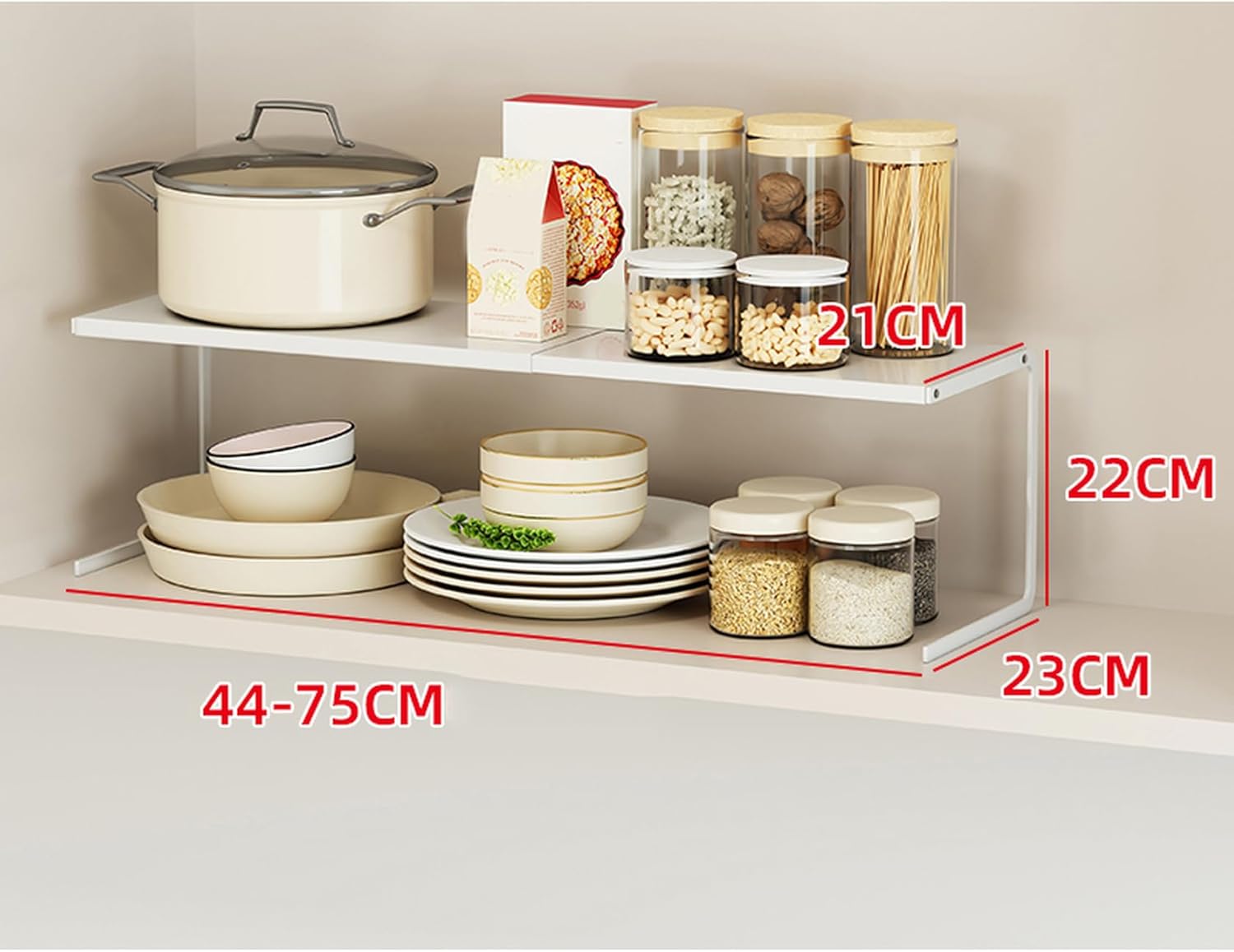 ぼん家具 キッチンラック レンジラック カウンター上収納 おしゃれ