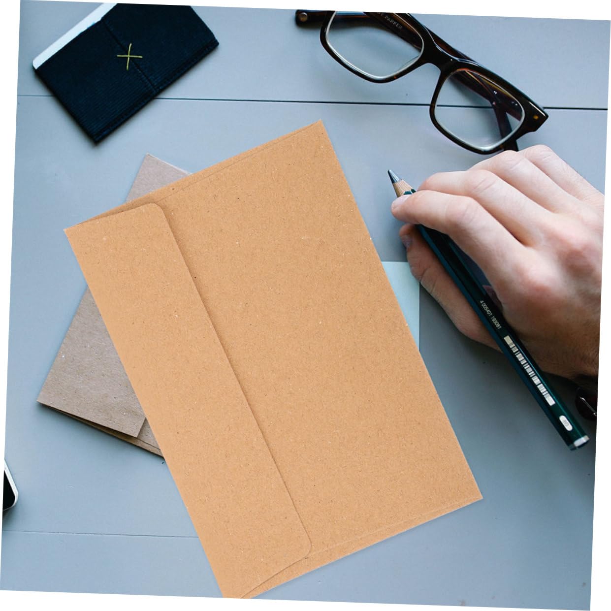 Buste per Inviti 100 Pezzi in Carta, Invito Semplice Autochiudente