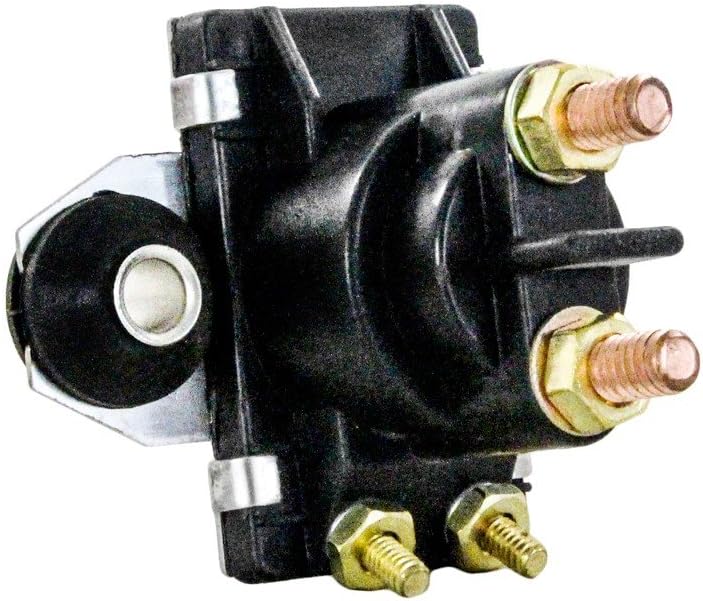 Rareelectrical NEW STARTER SOLENOID COMPATIBLE WITH 4 TERM ISO BASE 12V 89-850187A1 89-850187T1 65W-81941-00-00 SW087 SW097 89-818997A1 89-818997A2