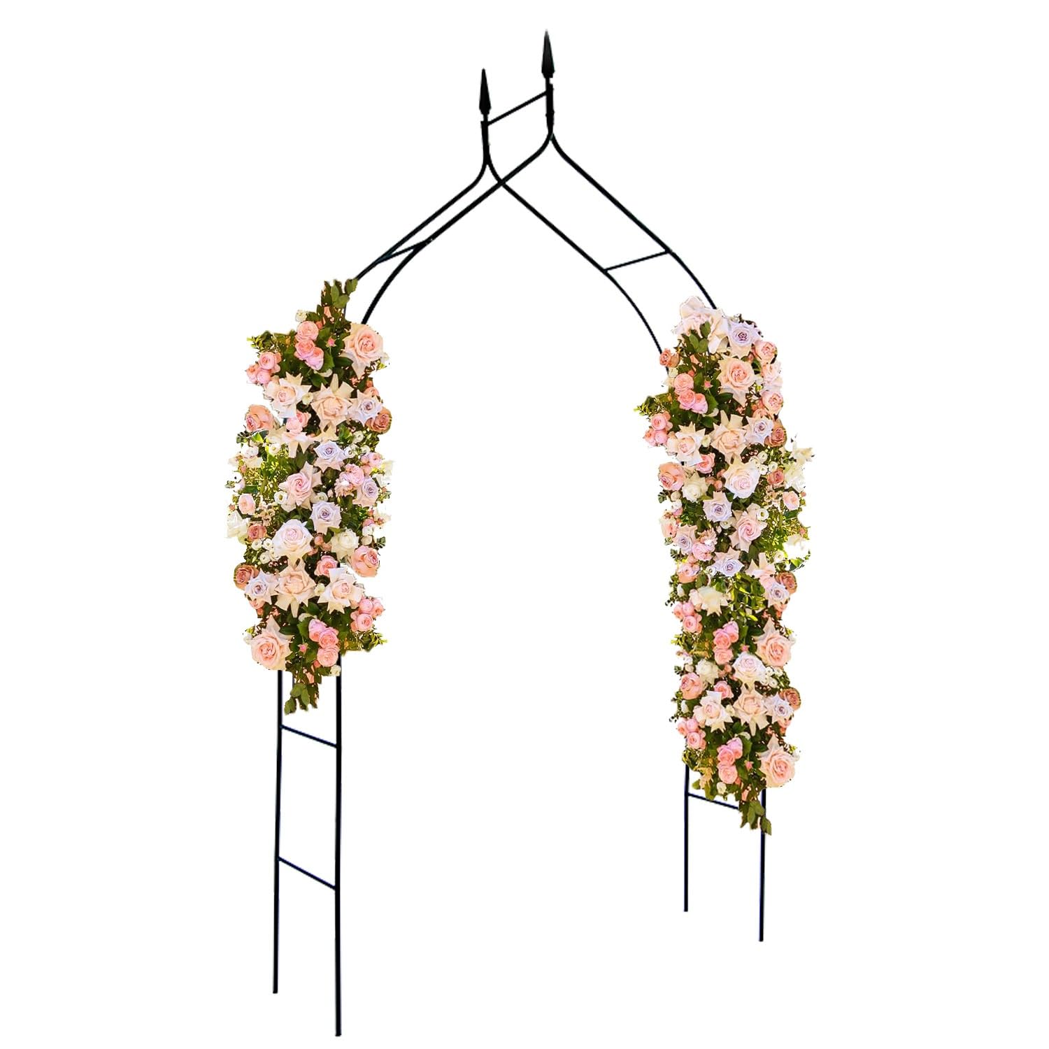 Plantes grimpantes sans support ? Arche de mariage robuste en métal