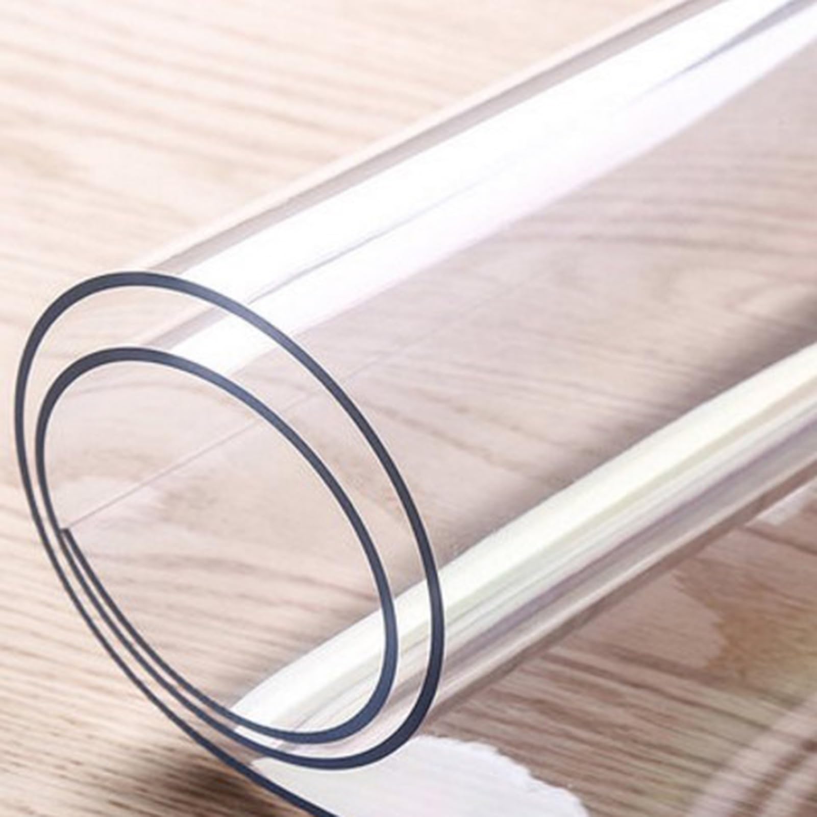 Transparente Teppichschutzmatte, wasserdichte C-Bodenabdeckung, 1,5 mm dick, anpassbare Größe (140 cm x 600 cm) – Teppichschutz für Flo