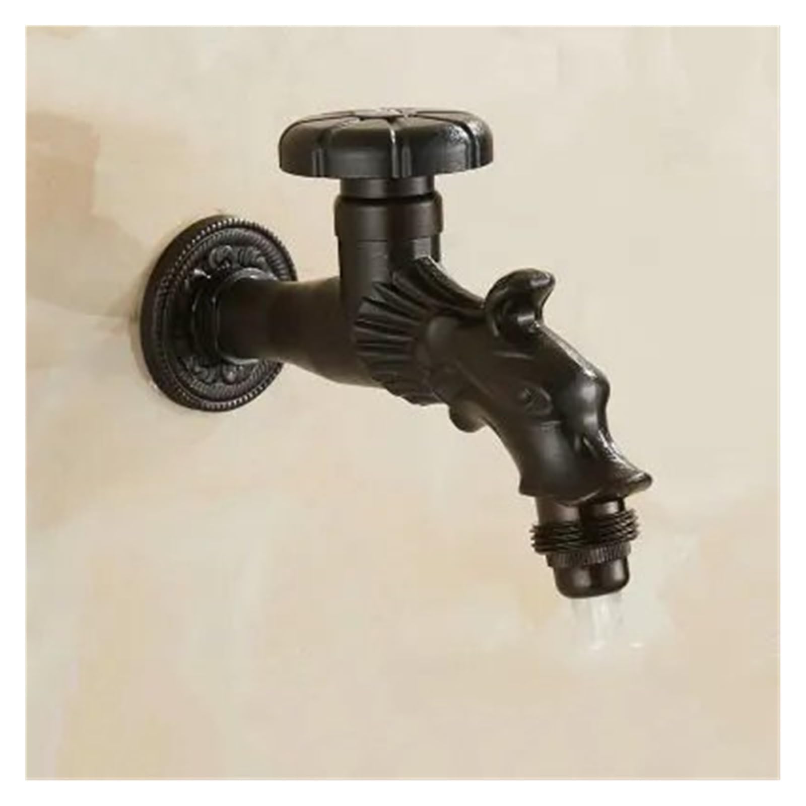 SaryEdge Antique Solid Brass Faucet Garden Washing Machine Faucet Outdoor Faucet Single Cold Mop Tap,kitchen sink faucet,B,A,A