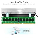 ZORBES® Desktop RAM Heatsink ARGB Aluminum Alloy Memory Heat Spreader 5V 3-Pin Addressable RGB, Motherboard Sync RAM Cooler for DDR4/DDR5 Gaming PC Builds, 14x8x1.5cm gallery image