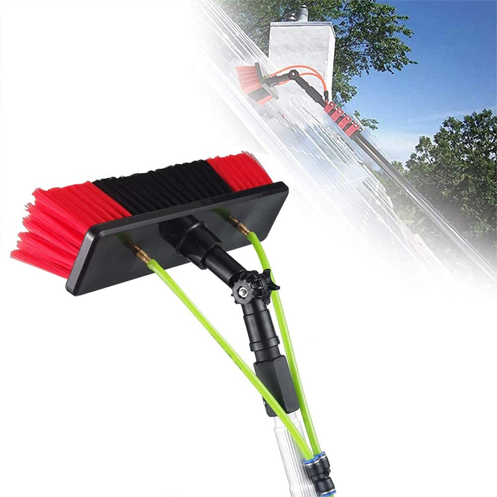 Pulizia Pannelli fotovoltaici Kit Pulizia Pannelli fotovoltaici Spazzola Pannelli fotovoltaici,lavavetri telescopico pulisci vetri,Pulitore fotovoltaico Asta per Pulizia finestre Pulitore es