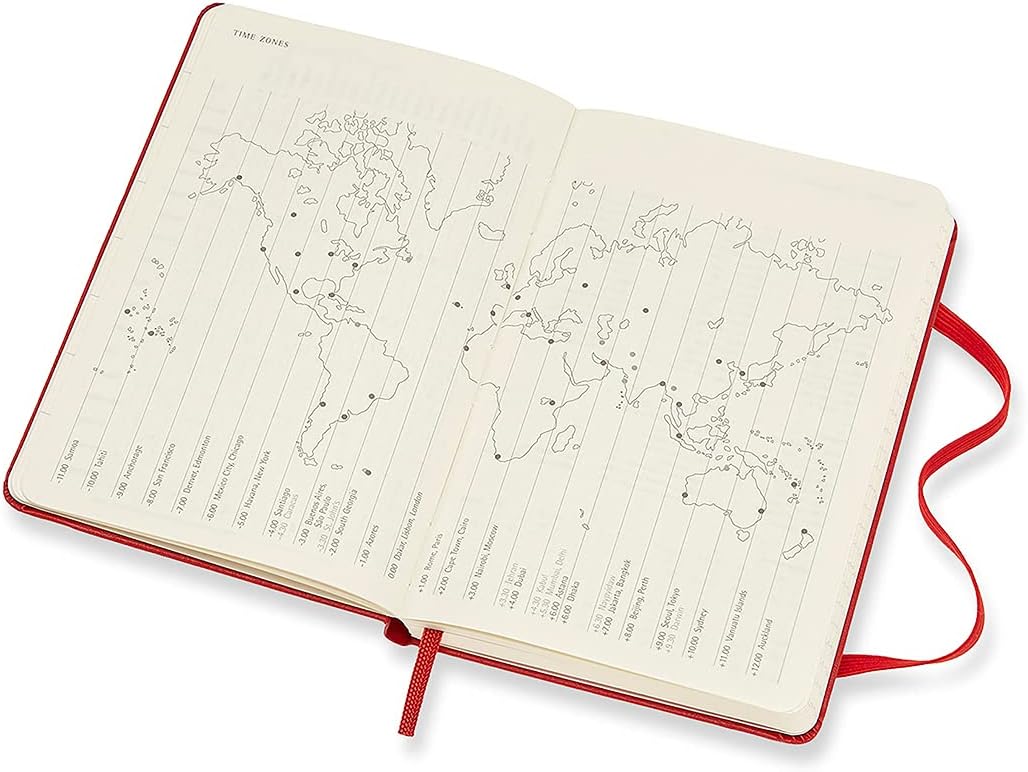 Moleskine, 18-Month Weekly Planner/Diary, Pocket Planner 2021/2022, Weekly Notebook with Hard Cover and Elastic Closure - Image 5