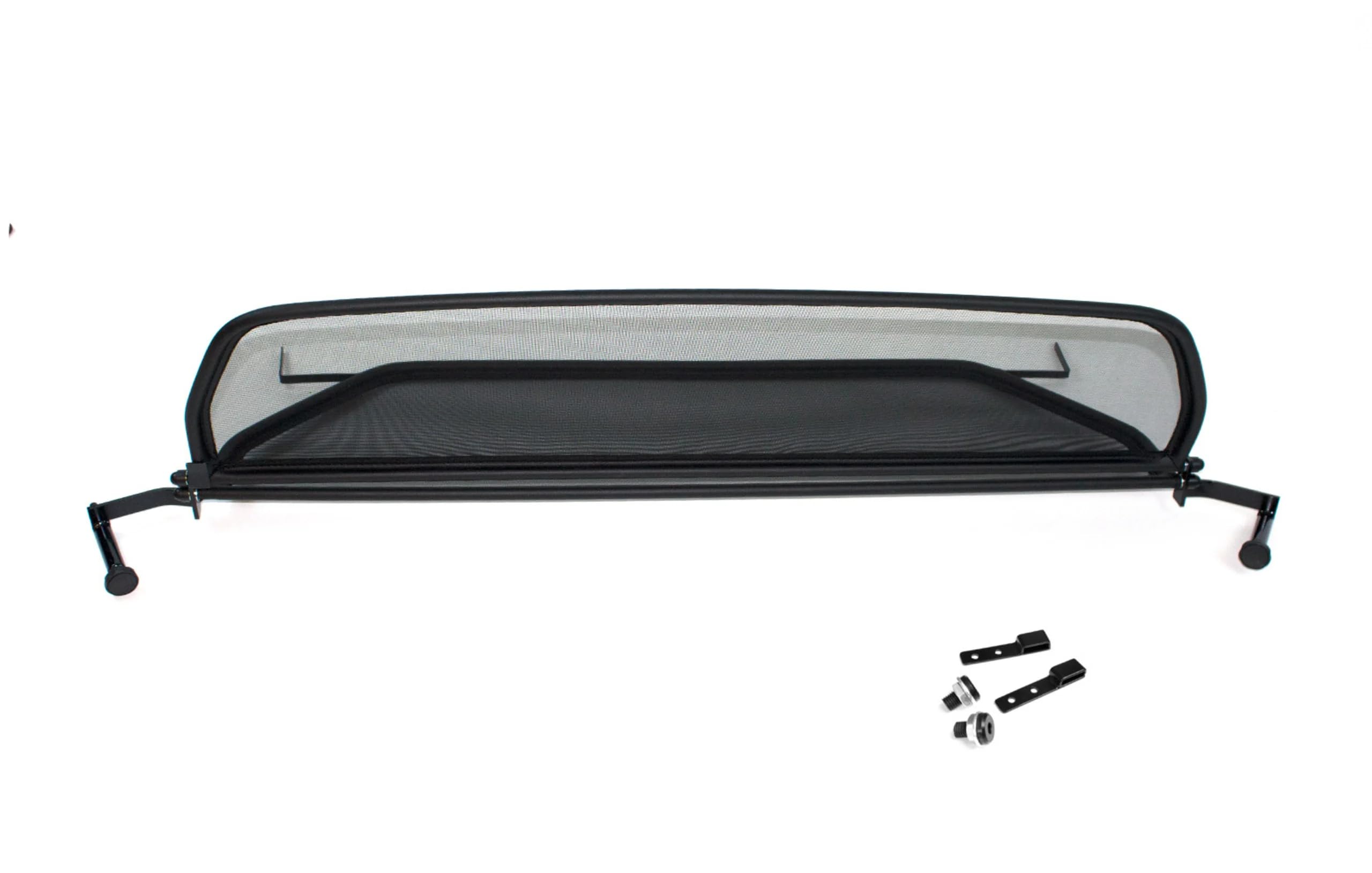 GermanTuningParts Déflecteur de Vent pour Jaguar XK8 (1996-2005) - Pliable - avec Fermeture Rapide - Noir | Filet Anti-Remous Coupe | Déflecteur d'air