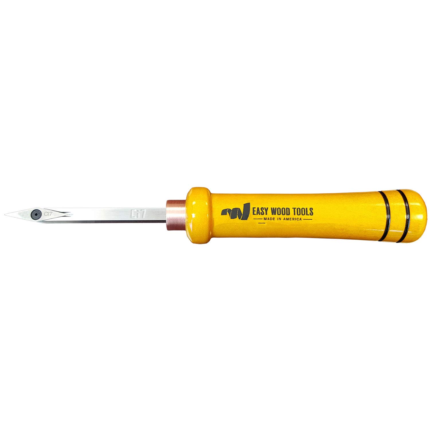 Easy Wood Tools Micro Easy Detailer (12007) Wood Turning Tool Scraper Chisel with Replaceable Carbide Cutters