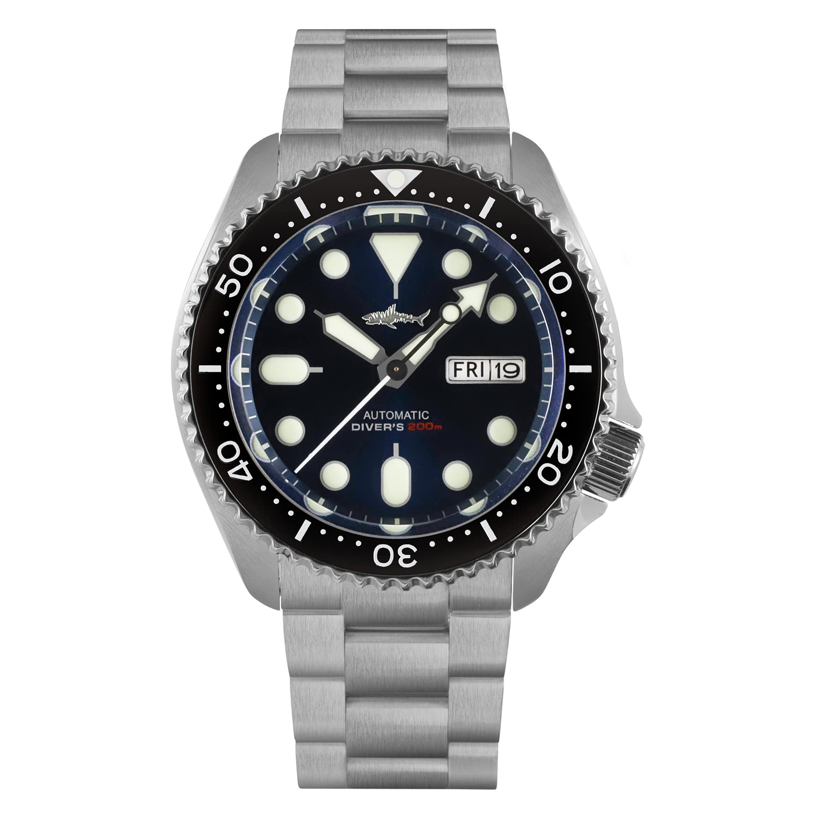 Heimdallr SKX007 Watches for Men, NH36A Movement Sapphire Crystal 200M Diving Automatic Watches C3 Luminous, 42mm Dial