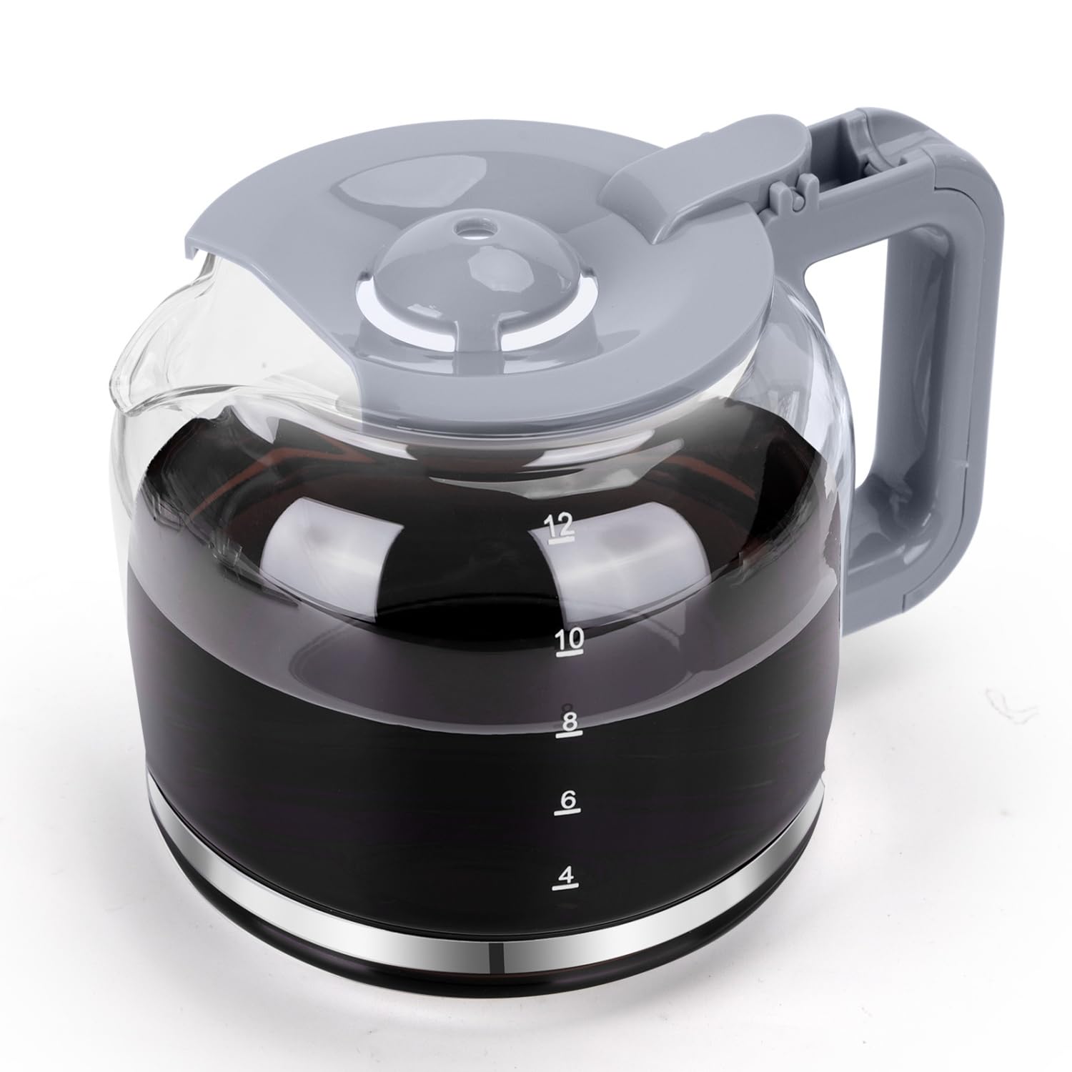Taylor Swoden Coffee Pot Replacement, 12-Cup Carafe Replacement Coffee Maker Models B30203KG7, Gray
