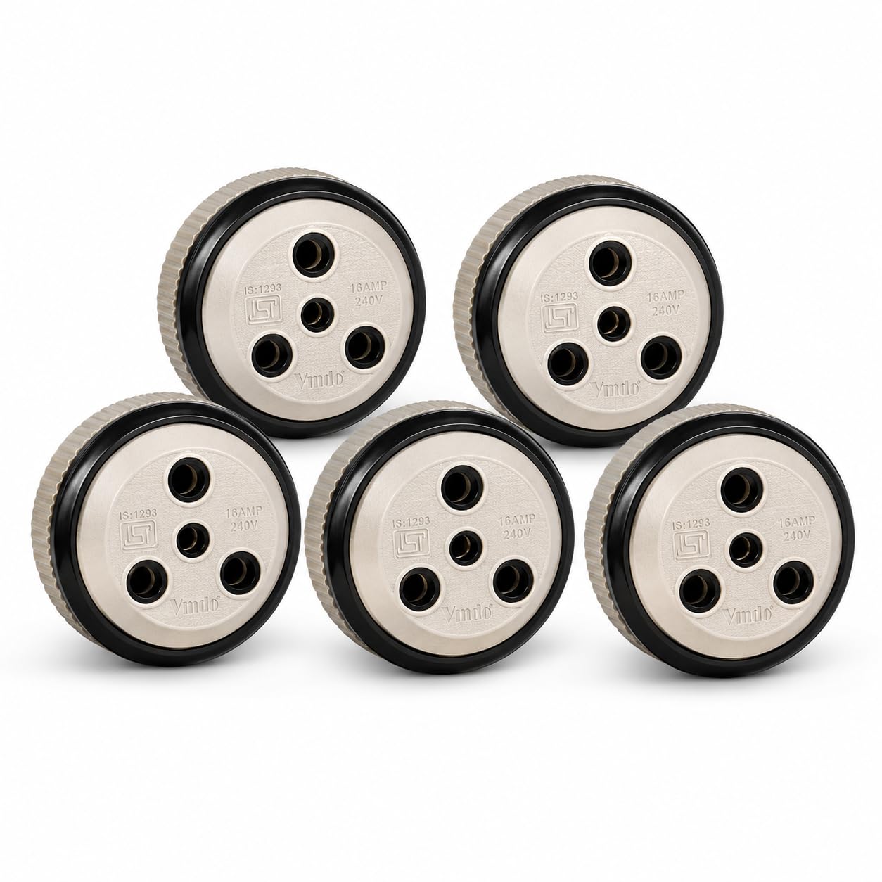 16amp porcelain socket | 16amp 3 Pin Round Tumbler Socket | old type plug | Heavy Duty Electrical Plug | Home & Office Use | Beige/Brown (5)-image-32