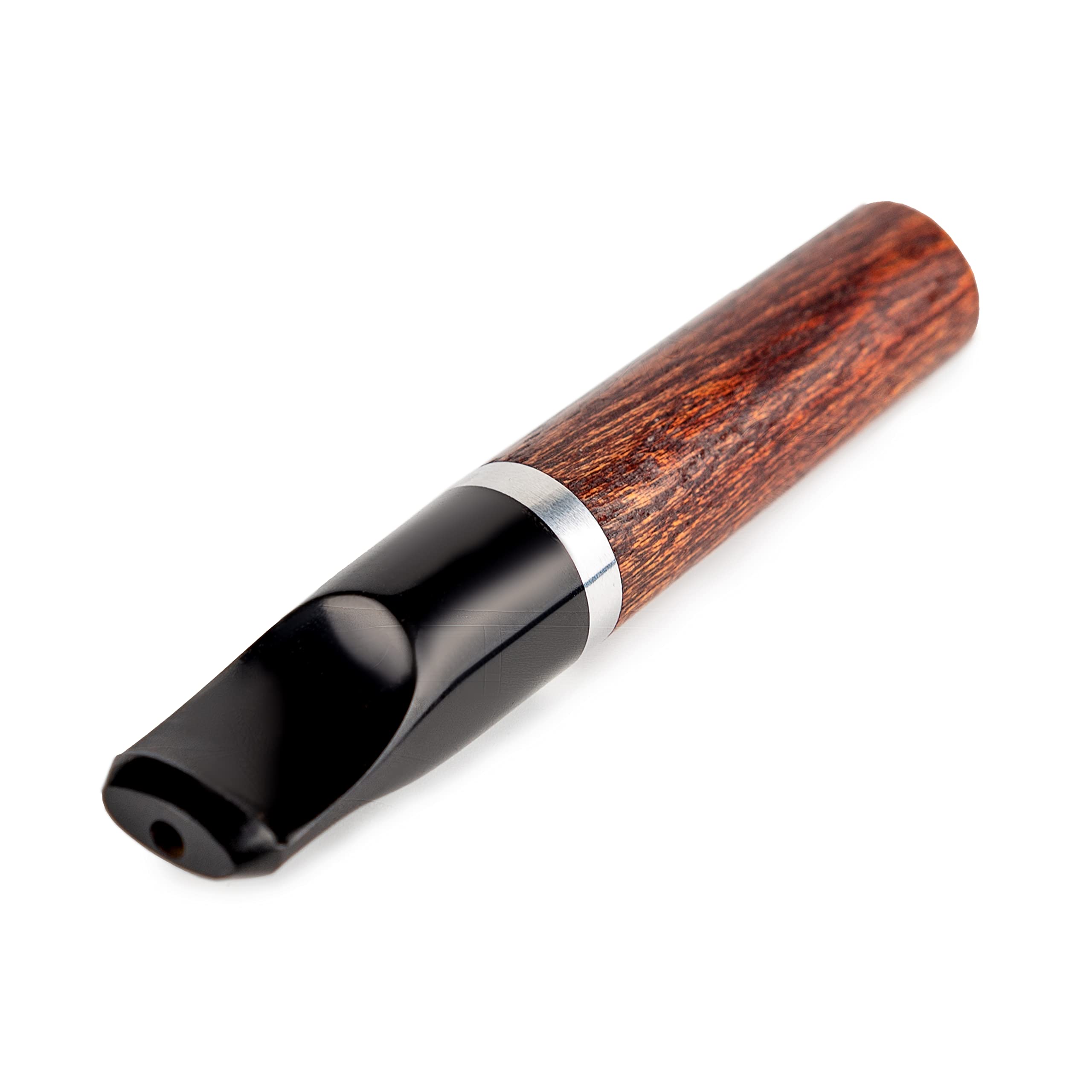 Dr. Watson - 3" Wooden cigarette holder, fits Regular size cigarettes, Brown - Image 3