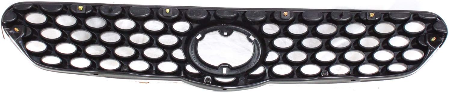 Compatible with 03-04 Matrix Wagon 1.8L Front Grille Assembly Matte-Black with Grill Bracket