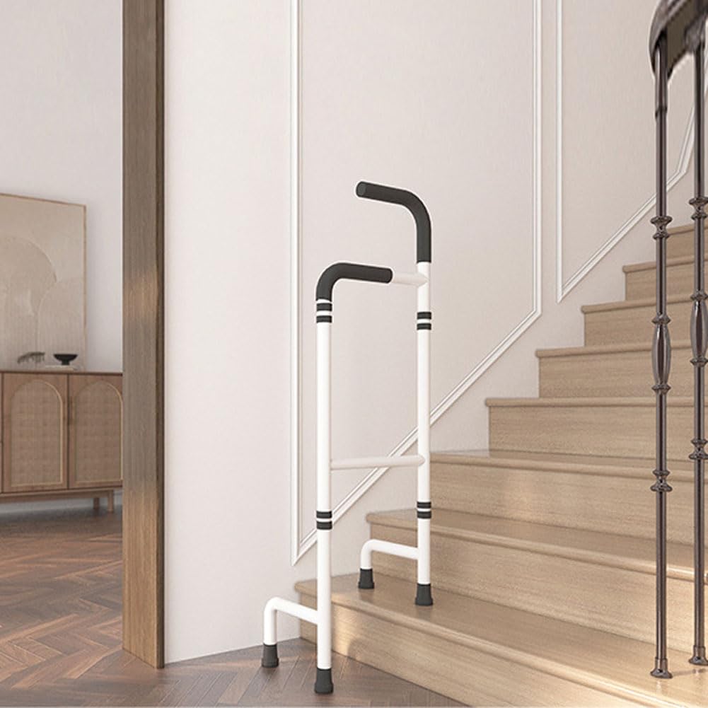 Barra de asistencia de pie, dispositivo de asistencia de aluminio ajustable para ancianos, portátil, ayuda de movilidad para elevar escaleras, para personas mayores, adultos y otros que necesitan